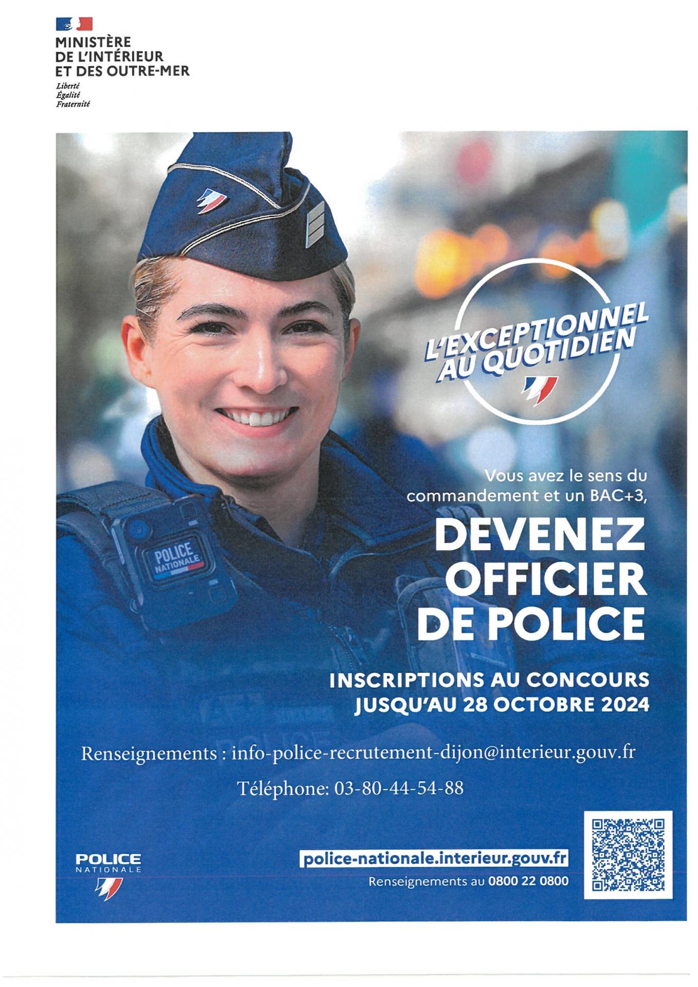 Devenez Officier de Police