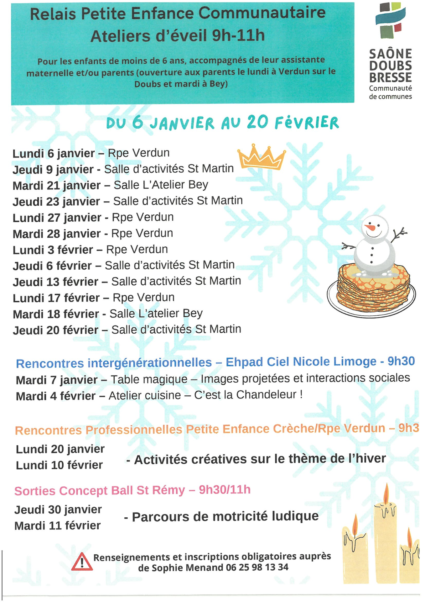 Programme de janvier février 2025