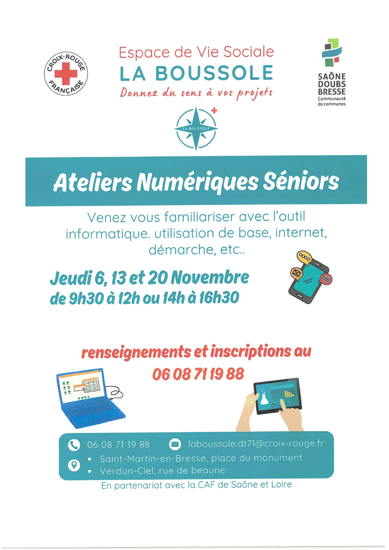 Ateliers numériques Séniors